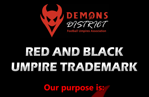 Demons District Football Umpires Association Poster